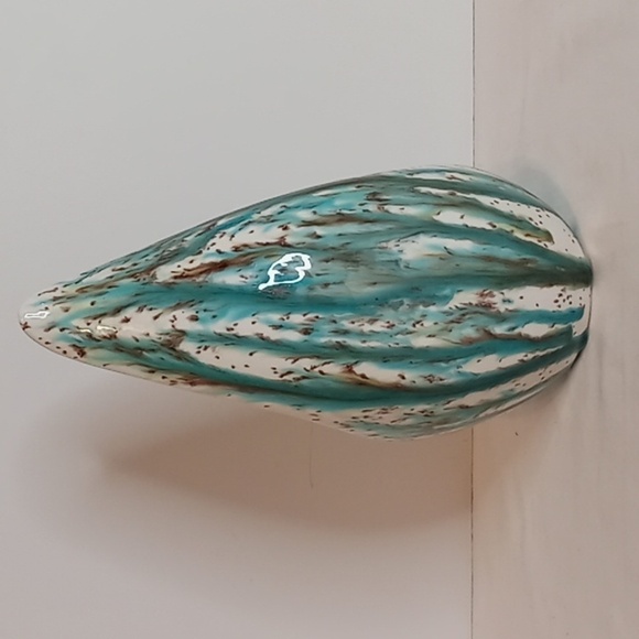 Vintage Glazed Ceramic Fun Shaped Vase - Picture 2 of 16